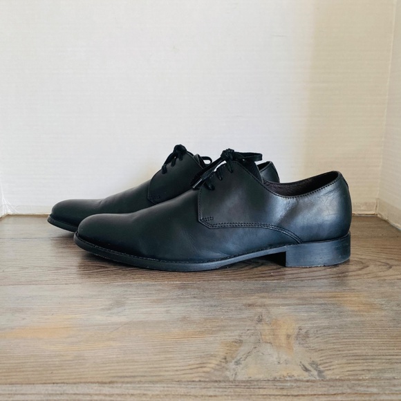 John Varvatos Star USA Men Black Leather Oxford Shoe, 11.5 M. main image 5